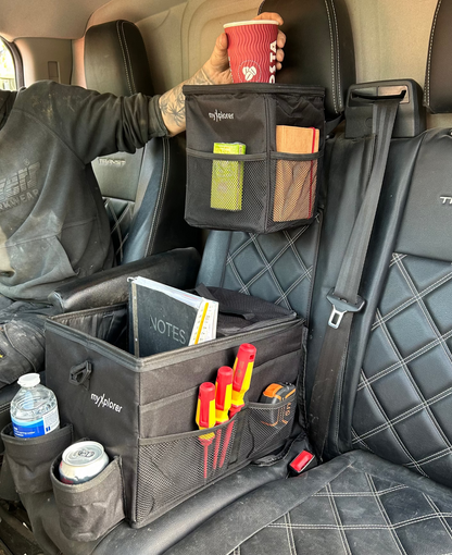Ultimate Bundle (3 Items) – Organiser with Cooler + Van Seat Covers + Van Rubbish Bin (Save 5%)