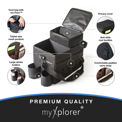 myXplorer Van Organiser with Cooler Bag and Ice Floor™️