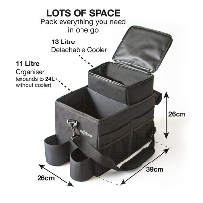 myXplorer Van Organiser with Cooler Bag and Ice Floor™️