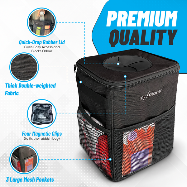 myXplorer Van Rubbish Bin (Large 10L)