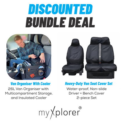 Discount Bundle: Organiser With Cooler + Seat Cover Set (Save 3%)